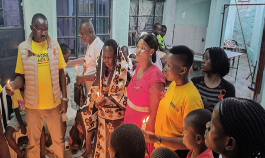 Candle-lighting ceremony honouring lives lost to HIV